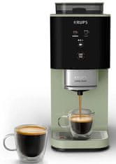 Krups SA401LE0 aparat za espresso Coffee Crush, širine 15 cm, pistacija