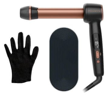 Rowenta Twist Curl CF4620 uvijač za kosu crno-ružičaste boje