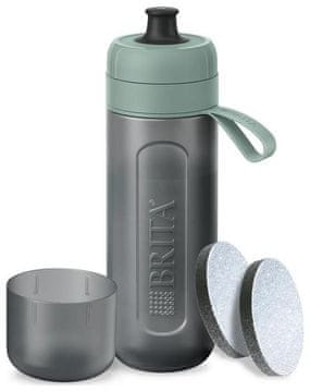 Brita Active 0,6 l pastelno zelena filter boca + 2 mikrodisk filtera