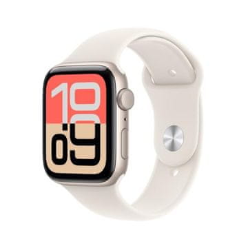 Apple Watch SE 3 GPS pametni sat, 44 mm Moonlight aluminijsko kućište, Moonlight sportski remen - veličina M/L MEHJ4MP/A