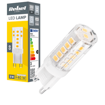 Rebel LED žarulja G9, 3,5 W, 350 lm, 4000 K, Rebel