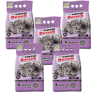 Certech Super Benek Standard lavanda posip za mačke 5x5l