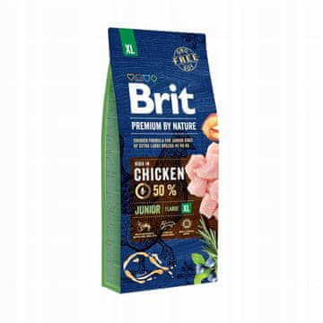 Brit Premium By Nature Junior XL suha hrana za pse 15 kg
