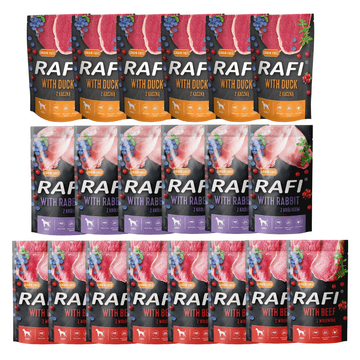 DOLINA NOTECI Rafi MIX okusa mokra hrana za pse 20 x 500 g