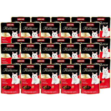Animonda Vom Feinsten mokra hrana za mačke s govedinom i puretinom 30x85g