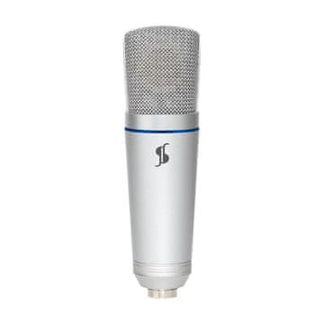 Stagg Stagg SUM50 USB studijski kondenzatorski mikrofon, srebrni