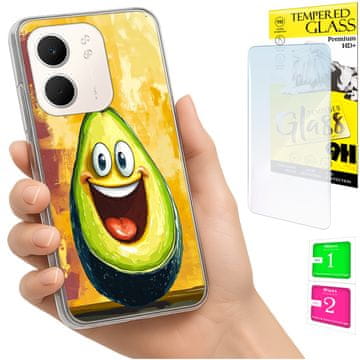 Fotografija za Oppo A5x maska poklopac etui avokado + zaštitno staklo 9h