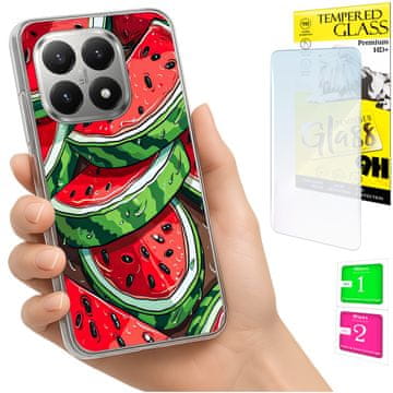 Etui za Xiaomi 15T fotografija futrola poleđina grafika lubenica + staklo 9h