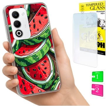 Etui za Oppo A5 5G maska sa fotootvorom grafika lubenica + staklo 9h