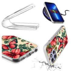 Etui za Motorola Moto G86 Power obloga foto case leptiri + staklo 9h