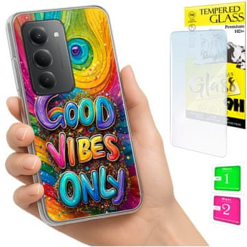 Etui za Xiaomi Redmi 15 4G / 5G 169 mm, maskica plecki vibes i staklo