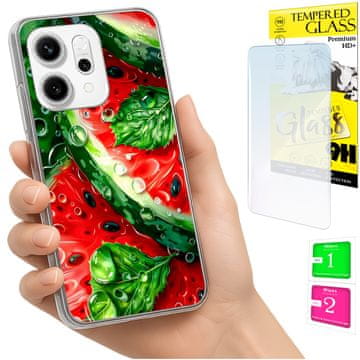 Etui za Oppo Reno 14F / 14 FS 5G, foto maska, lubenica, + zaštitno staklo