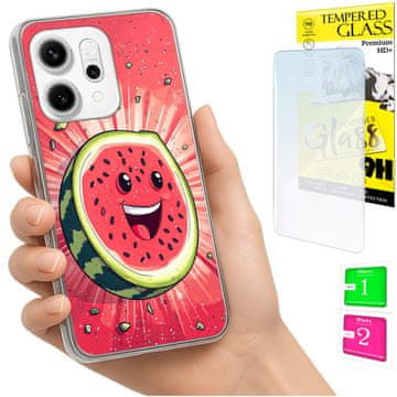 Fotootika za Oppo Reno 14F / 14 FS 5G, maskica lubenica + staklo