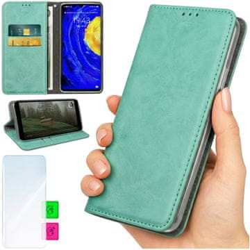 Torba etui za Samsung Galaxy M55 5G - zelena maska BLUEMOON