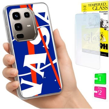 Etui za infinix note 50 pro 4g, obudowa foto case s leđima i staklom 9h