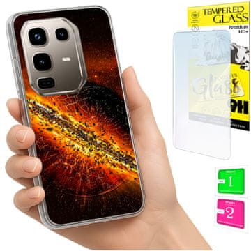 Etui za infinix note 50 pro 4g, obudowa foto, maskice i futeral + staklo 9h
