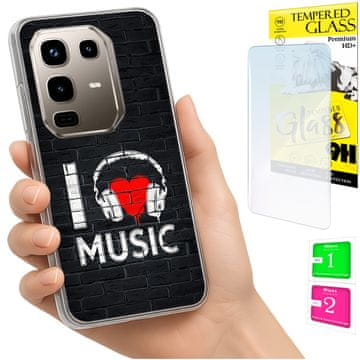 Etui za infinix note 50 pro 4g, stražnja maska - foto kućište + 9h staklo