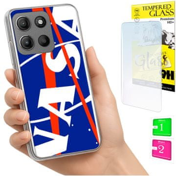 Maskica za Motorola Moto G15 / G15 Power, stražnja futrola + zaštitno staklo