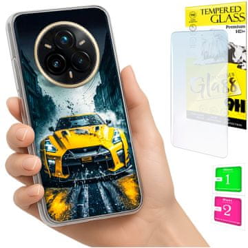 Futrola za Realme 14 Pro+ 5G / 14 Pro Plus 5G s poklopcem i zaštitnim staklom 9h