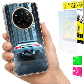 Etui za Realme 14 Pro+ 5G / 14 Pro Plus 5G maska i zaštitno staklo 9h