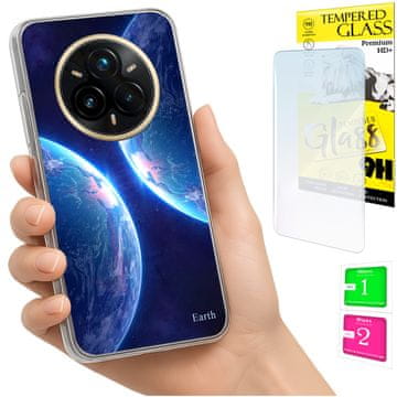 Futrola za realme 14 pro+ 5g / 14 pro plus 5g, maskica i staklo 9h