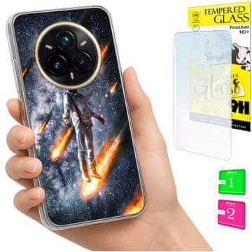 Futrola za realme 14 pro+ 5g / 14 pro plus 5g s leđima + zaštitno staklo 9h