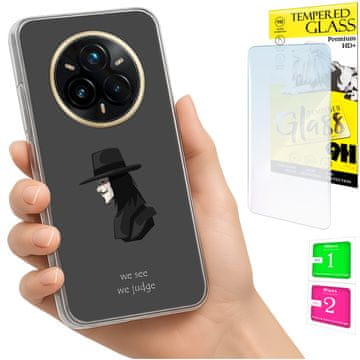 Futrola za Realme 14 Pro+ 5G / 14 Pro Plus 5G sa stražnjom stranom + 9H staklo