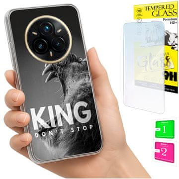 Futrola za Realme 14 Pro+ 5G / 14 Pro Plus 5G, maska i zaštitno staklo 9h