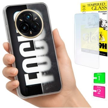 Etui za realme 14 pro+ 5g / 14 pro plus 5g, maskica sa staklom 9h