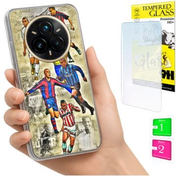 Futrola za Realme 14 Pro+ 5G / 14 Pro Plus 5G sa stražnjom maskom i zaštitnim staklom 9h