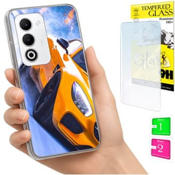 Etui za Oppo A5 5G kućište foto case stražnja maska i zaštitno staklo 9h