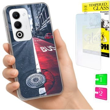 Futrola za Oppo A5 5G, fotofutrola sa zaštitnim staklom 9h