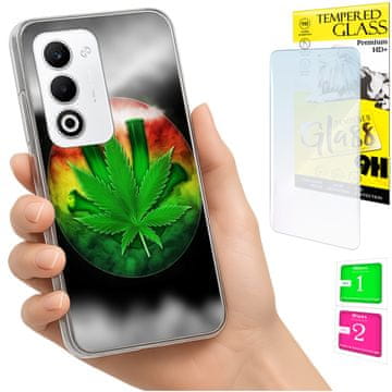Torbica za Oppo A5 5G maska FOTO stražnja koricu + staklo 9H