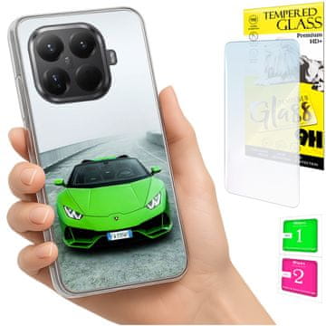 Etui za Xiaomi 15t Pro, fotografska maska sa zaštitnim staklom 9h