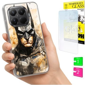 Etui za Xiaomi 15T Pro, foto maskica s futrolom i 9h staklom