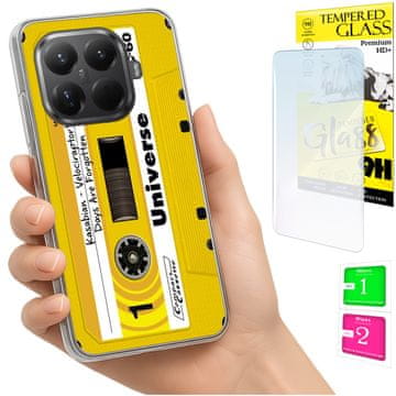 Etui za Xiaomi 15t Pro maska foto futrola koža + zaštitno staklo 9h