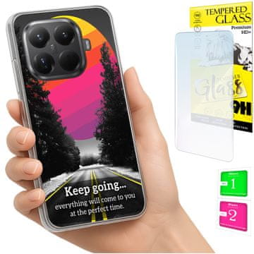Etui za Xiaomi 15t Pro sa zaštitnim staklom 9h i futrolom foto