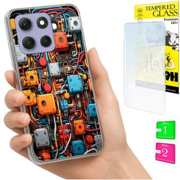 Futrola za Motorola Moto G86 Power obudowa foto i staklo 9h