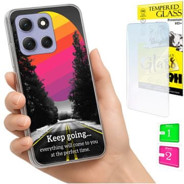 Etui za Motorola Moto G86 Power obloga foto case poklopac stražnji + staklo 9h