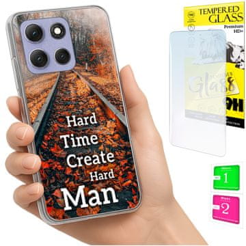 Etui za Motorola Moto G86 Power obloga foto case stražnji poklopac + staklo 9h