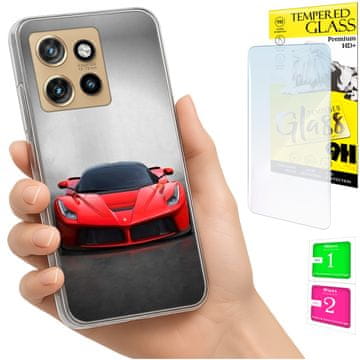 Etui za Motorola Edge 50 Neo sa zaštitnim staklom 9H
