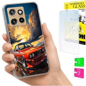 Fotka za Motorola Edge 50 Neo, maska s kamerom, case, plećice, futrola + staklo 9h