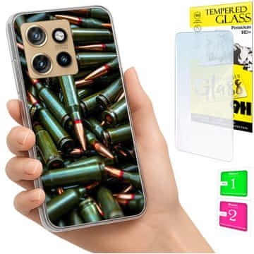 Etui za Motorola Edge 50 Neo fotografija case pleci futrola + staklo 9h