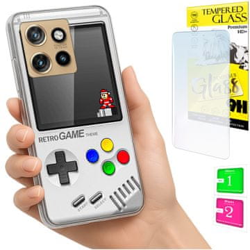 Etui za Motorola Edge 50 Neo, obudowa foto case, pleci futeral i staklo 9h