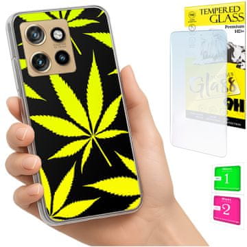 Etui za Motorola Edge 50 Neo, fotografija, maska, futrola + zaštitno staklo 9h