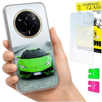 Torbica za Realme 14 Pro 5G, maskica s foto otvorom, stražnja maskica + 9H staklo