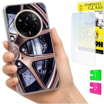 Etui za Realme 14 Pro 5G FOTO maska sa staklom 9H
