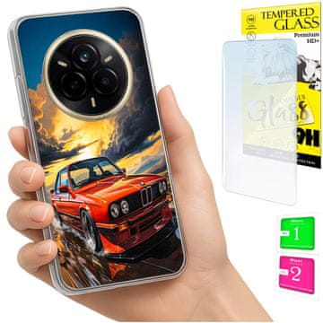 Etui za Realme 14 Pro 5G, foto maska, stražnja maska, futrola i staklo 9h
