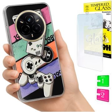 Futrola za Realme 14 Pro 5G s foto lećom, maska, zadnji poklopac + zaštitno staklo 9h