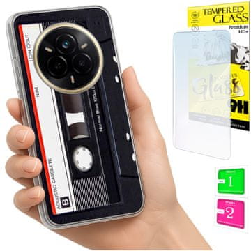Futrola za Realme 14 Pro 5G s foto otvorom, zaštitno staklo 9h